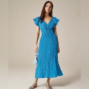 J. Crew Blue Midi Dress
